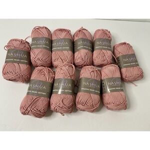 Nashua Handknits Creative Focus Cotton Yarn - Lot of 10 - 93 Yds Per Skein